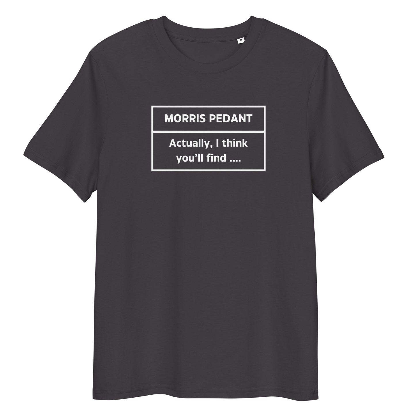 Morris Pedant Unisex Organic Cotton T-shirt Adult