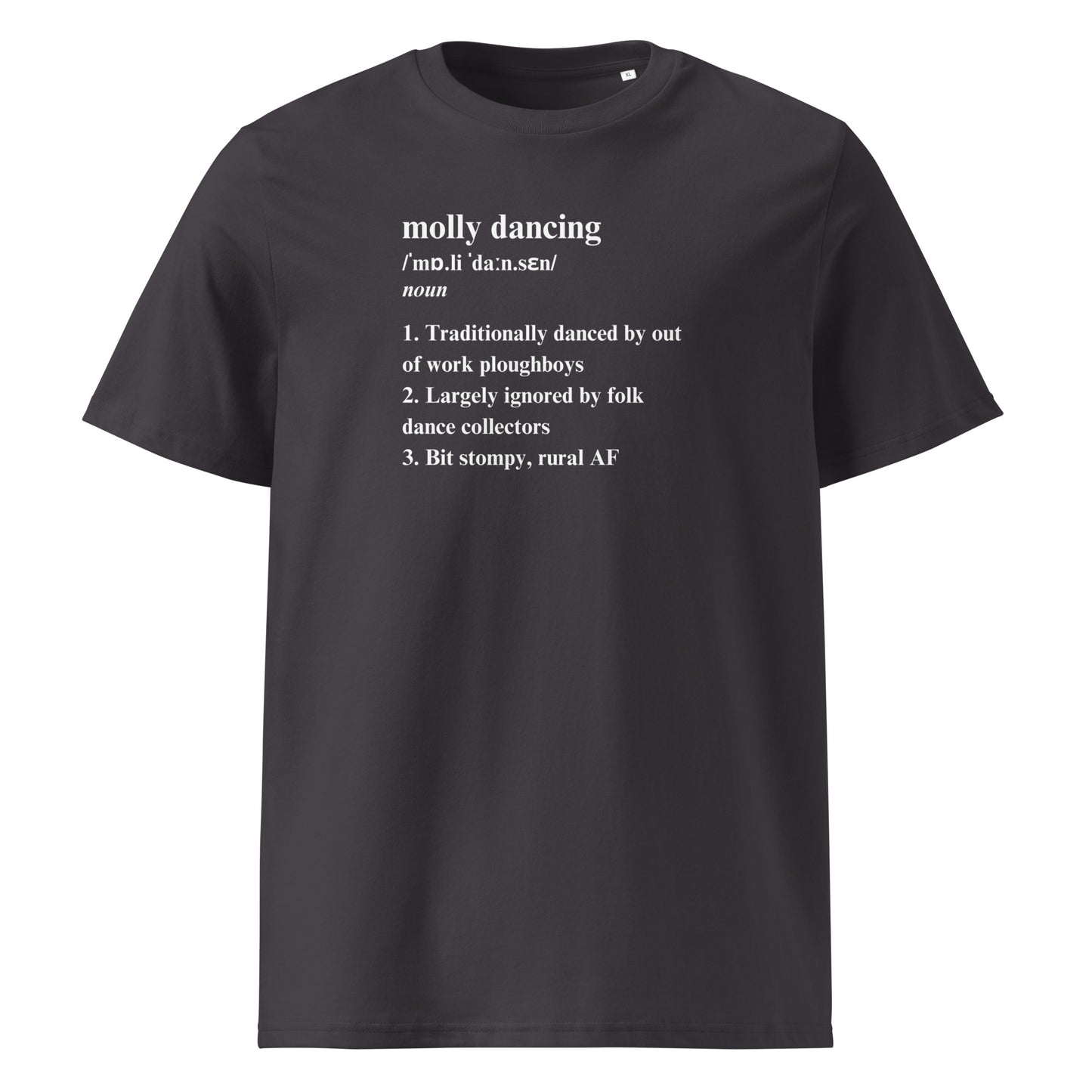 Molly Dancing Definition Unisex Organic Cotton T-shirt Adult