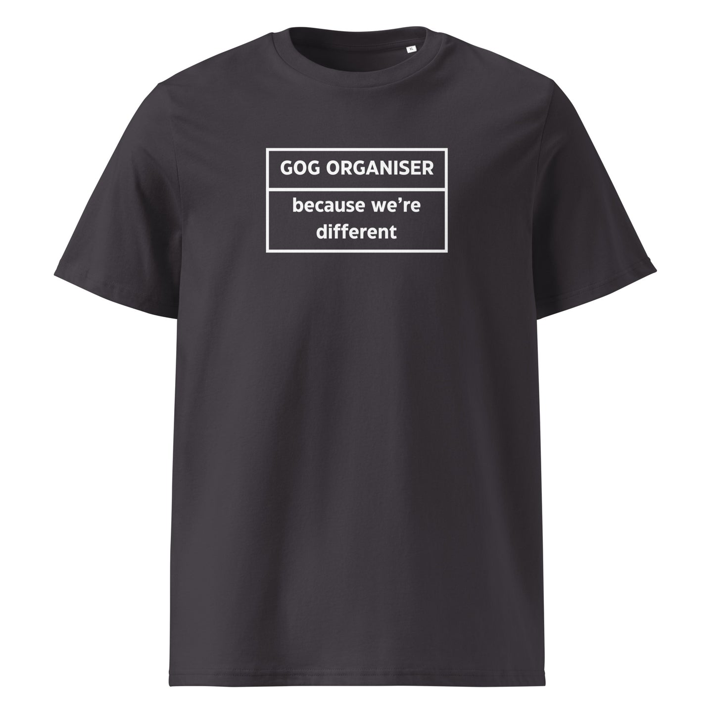 Gog Organiser Unisex Organic Cotton T-shirt Adult