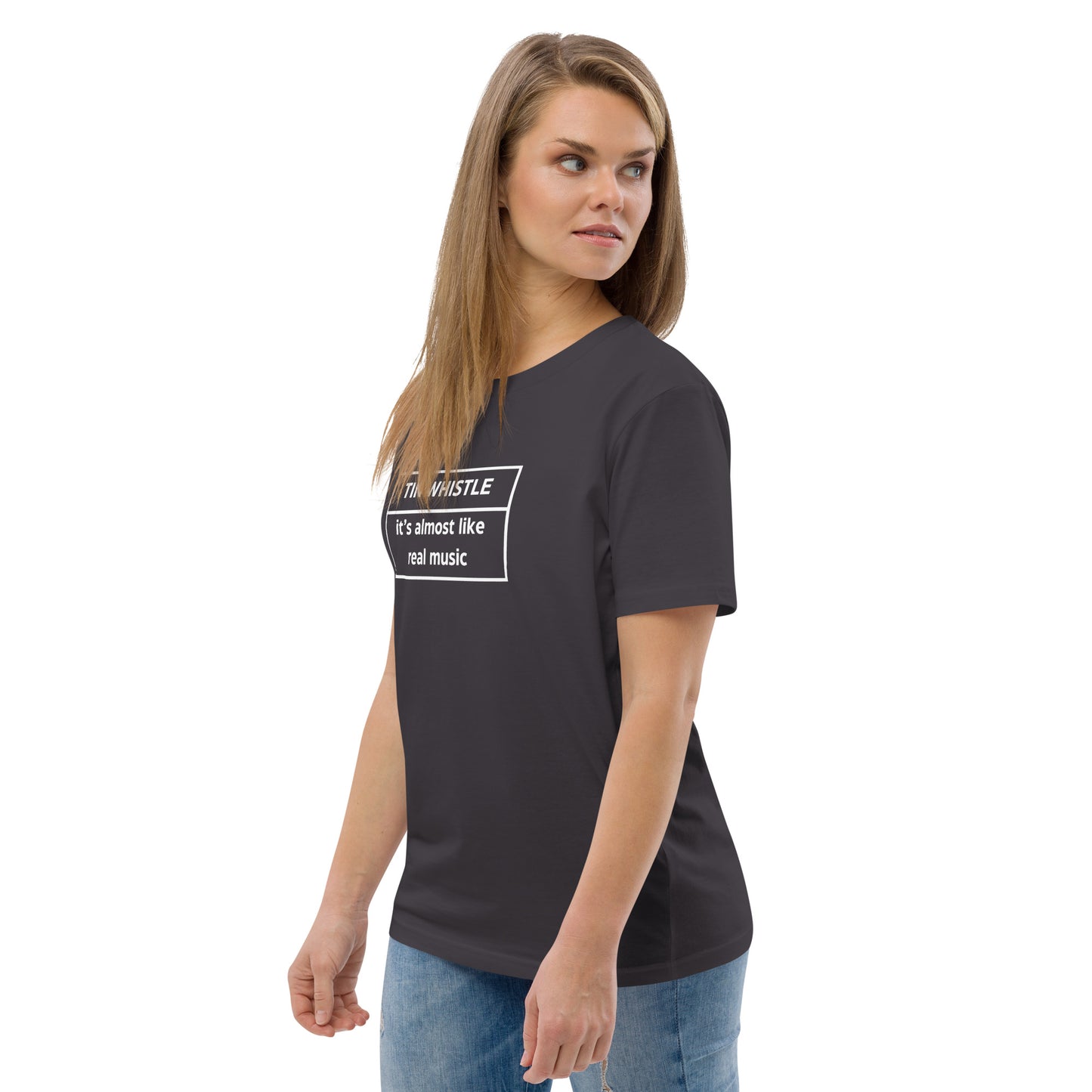 Tin Whistle Unisex Organic Cotton T-shirt Adult