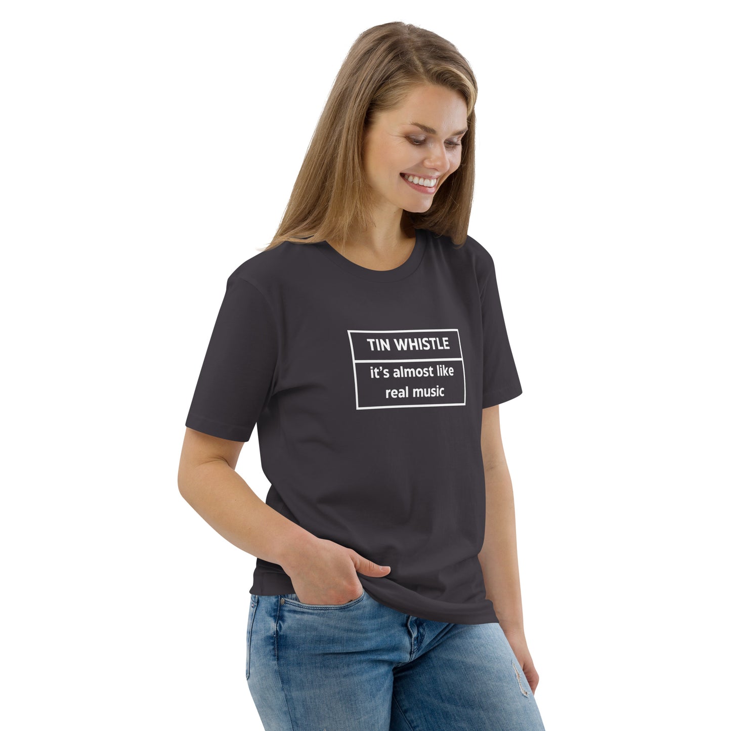 Tin Whistle Unisex Organic Cotton T-shirt Adult