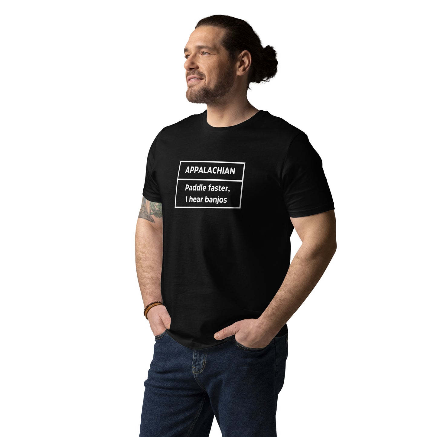 Appalachian Banjos Unisex Organic Cotton T-shirt Adult