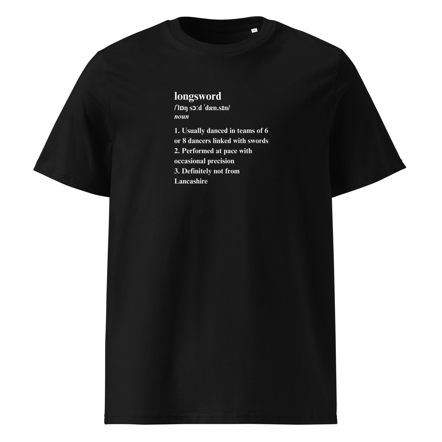 Longsword Definition Unisex Organic Cotton T-shirt Adult