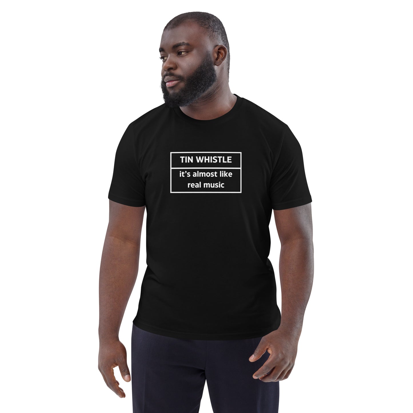 Tin Whistle Unisex Organic Cotton T-shirt Adult