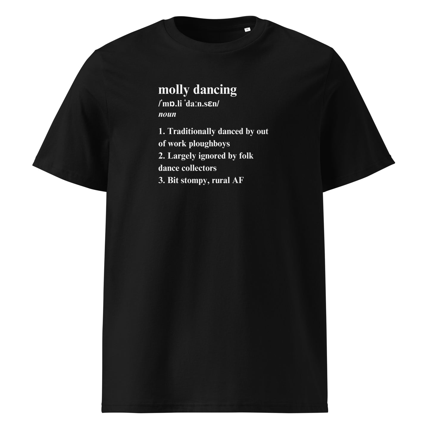 Molly Dancing Definition Unisex Organic Cotton T-shirt Adult