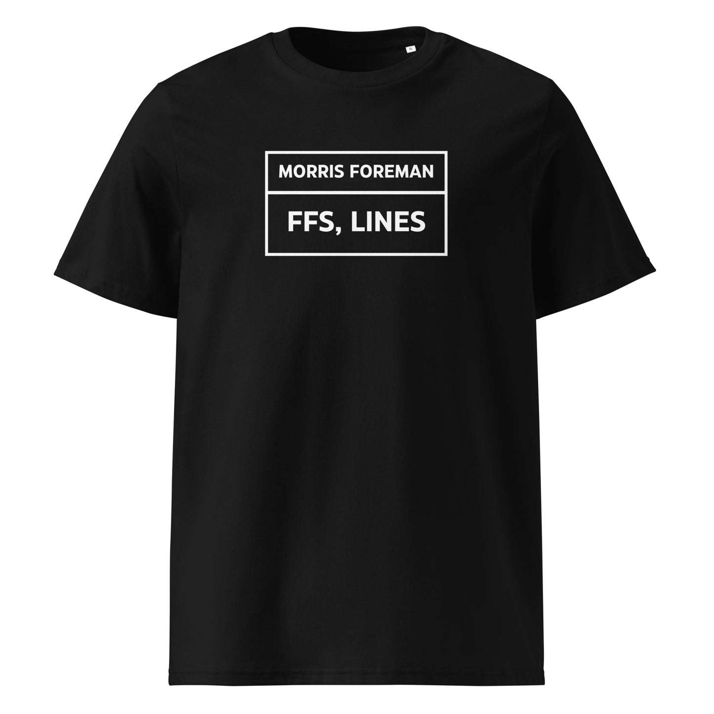 Morris Foreman Lines Unisex Organic Cotton T-shirt Adult