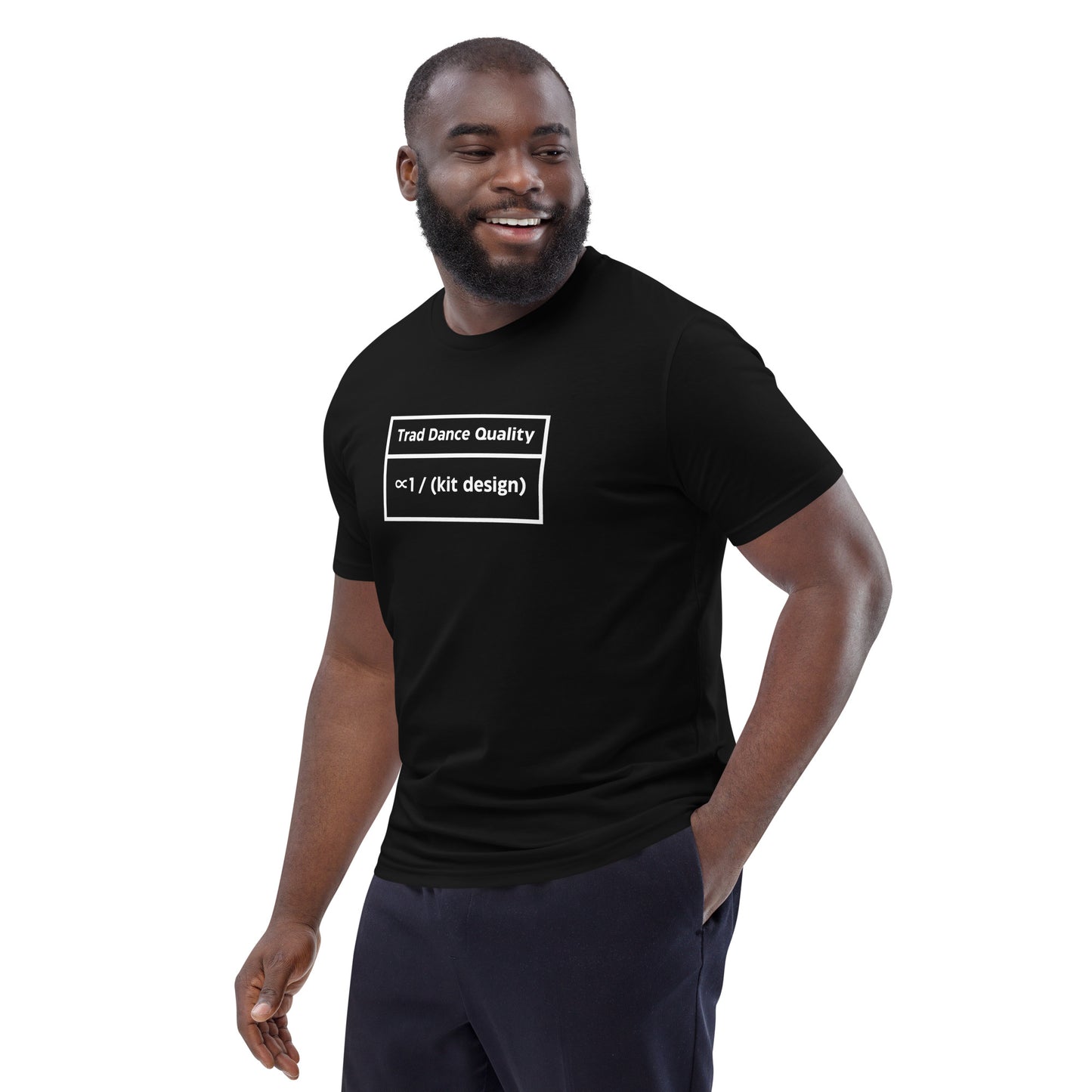Trad Dance Quality Unisex Organic Cotton T-shirt Adult