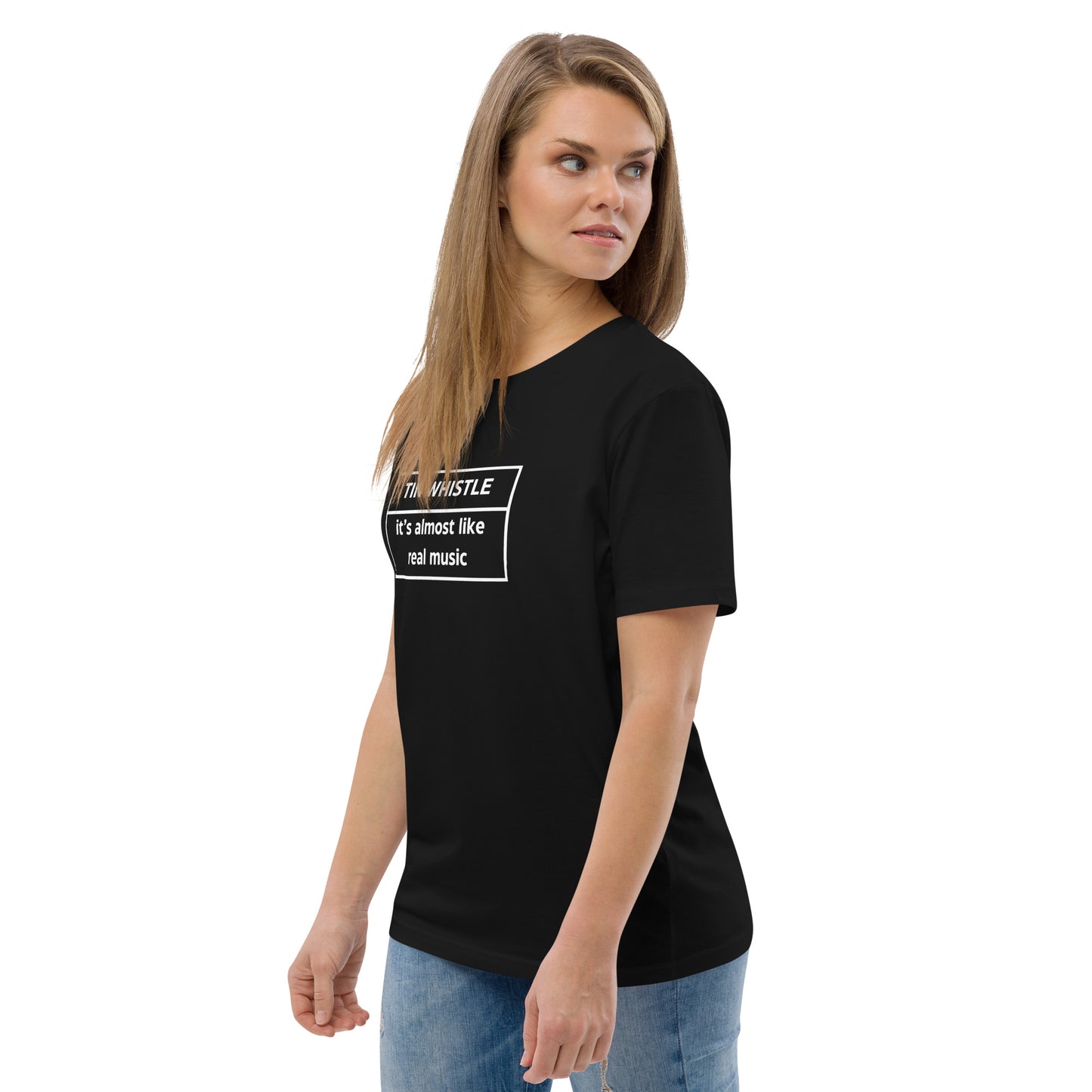 Tin Whistle Unisex Organic Cotton T-shirt Adult