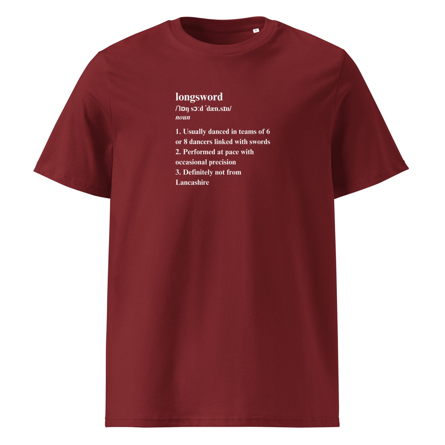 Longsword Definition Unisex Organic Cotton T-shirt Adult
