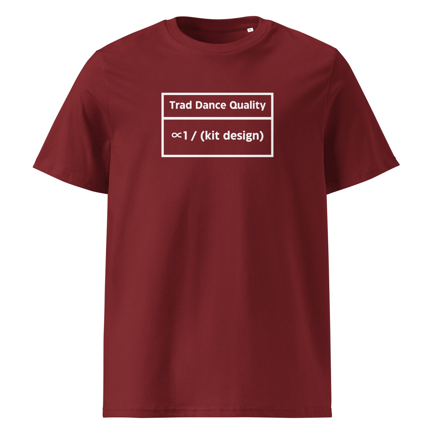 Trad Dance Quality Unisex Organic Cotton T-shirt Adult