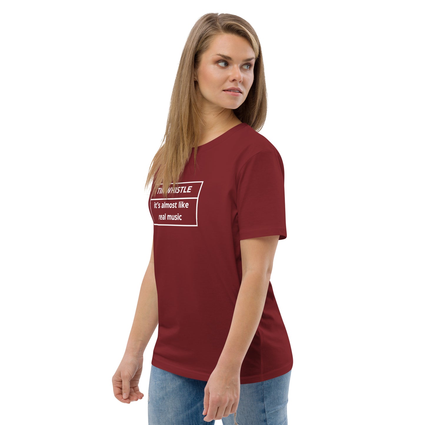 Tin Whistle Unisex Organic Cotton T-shirt Adult
