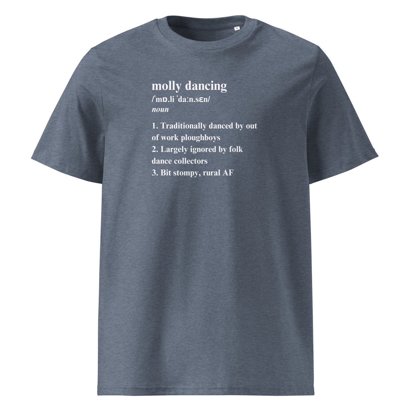 Molly Dancing Definition Unisex Organic Cotton T-shirt Adult