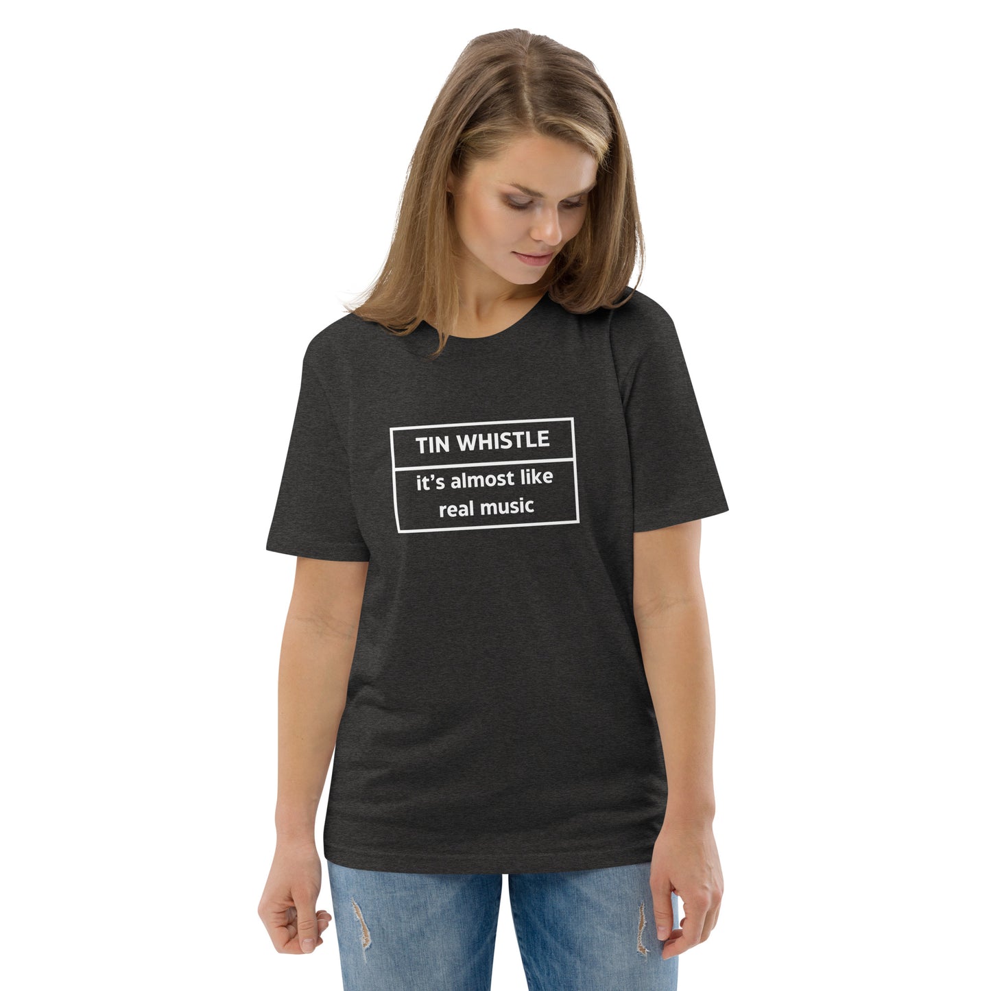 Tin Whistle Unisex Organic Cotton T-shirt Adult