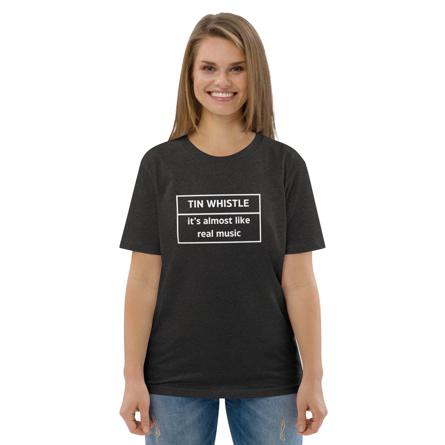 Tin Whistle Unisex Organic Cotton T-shirt Adult
