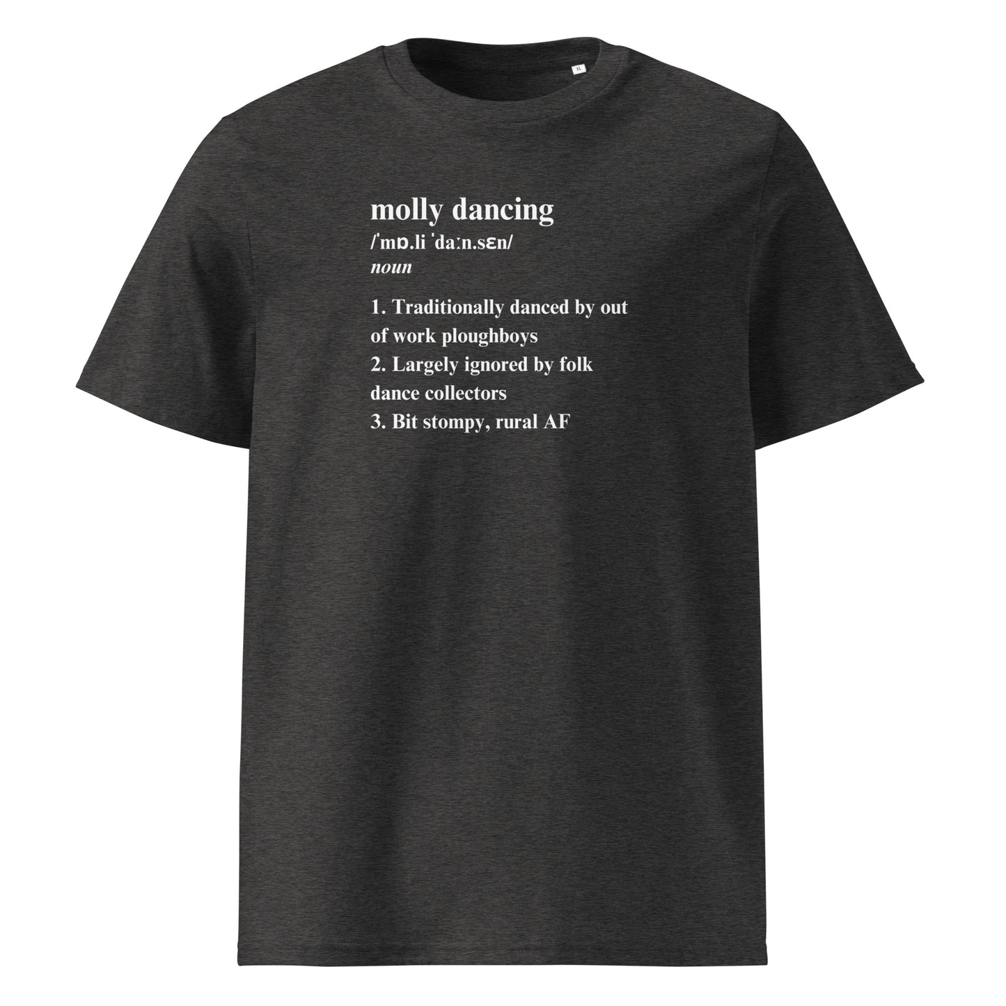 Molly Dancing Definition Unisex Organic Cotton T-shirt Adult