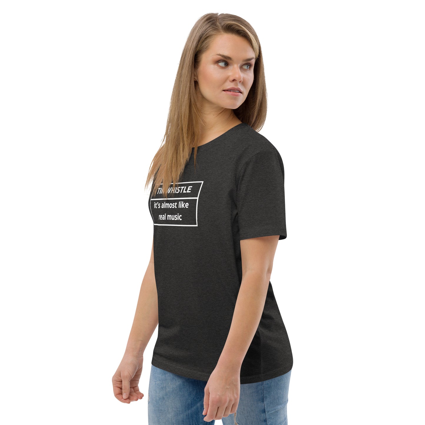 Tin Whistle Unisex Organic Cotton T-shirt Adult