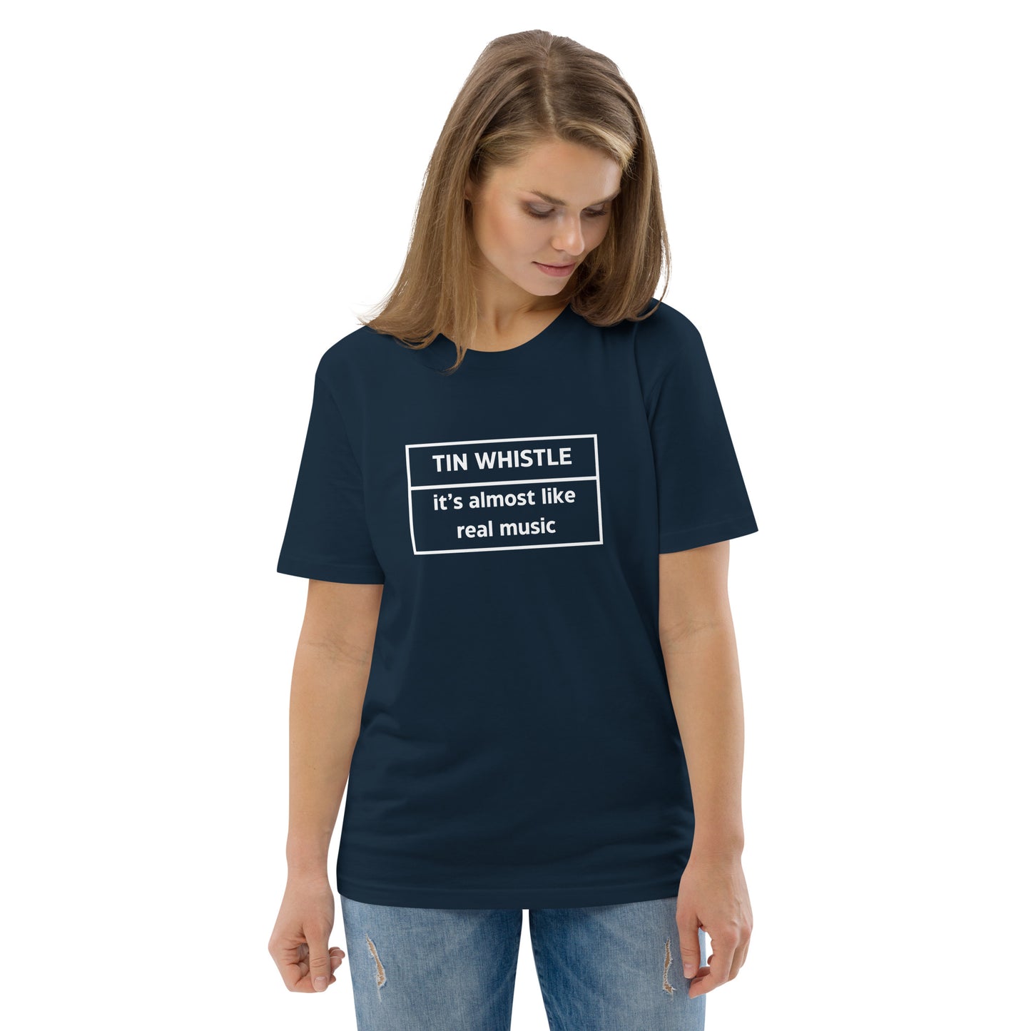 Tin Whistle Unisex Organic Cotton T-shirt Adult