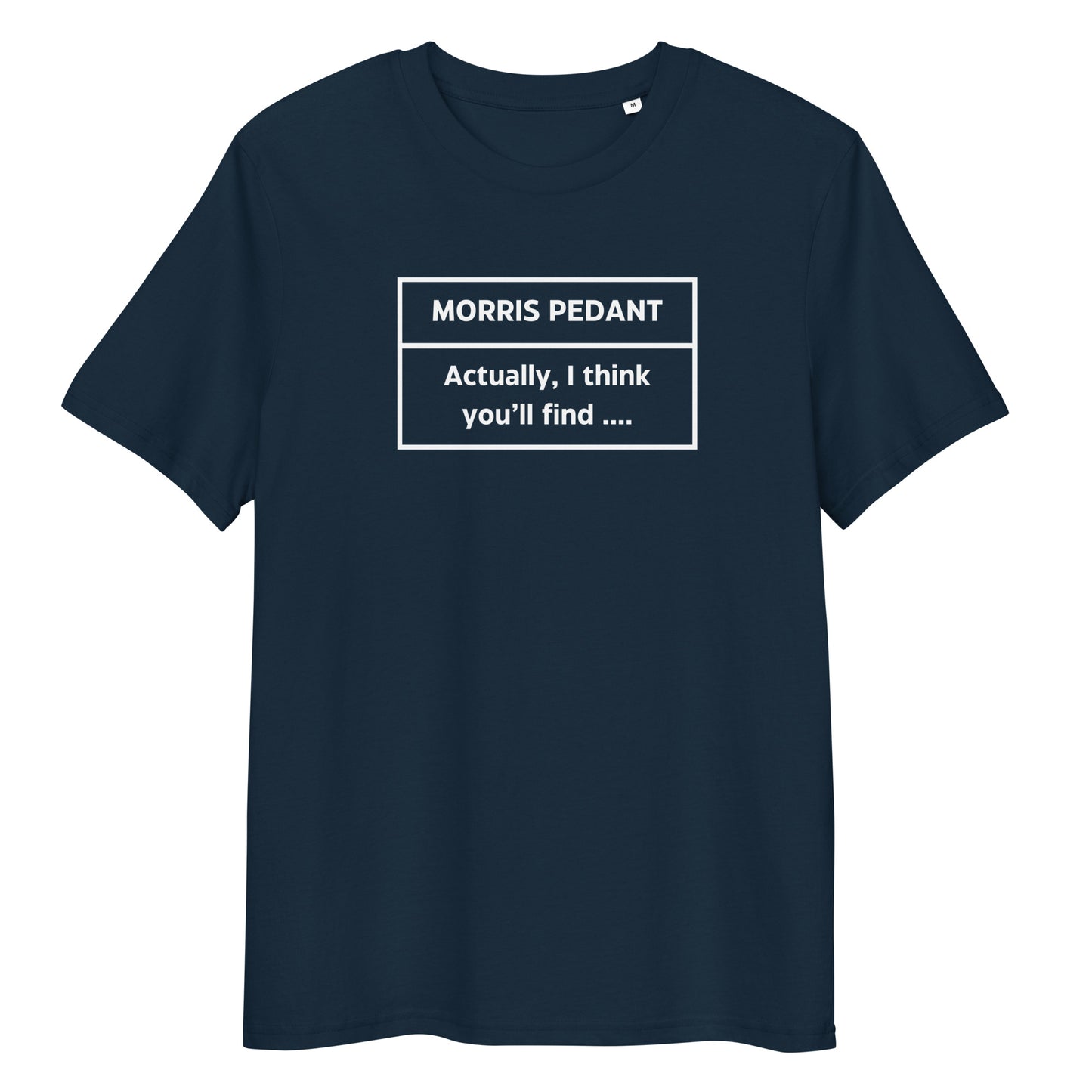 Morris Pedant Unisex Organic Cotton T-shirt Adult