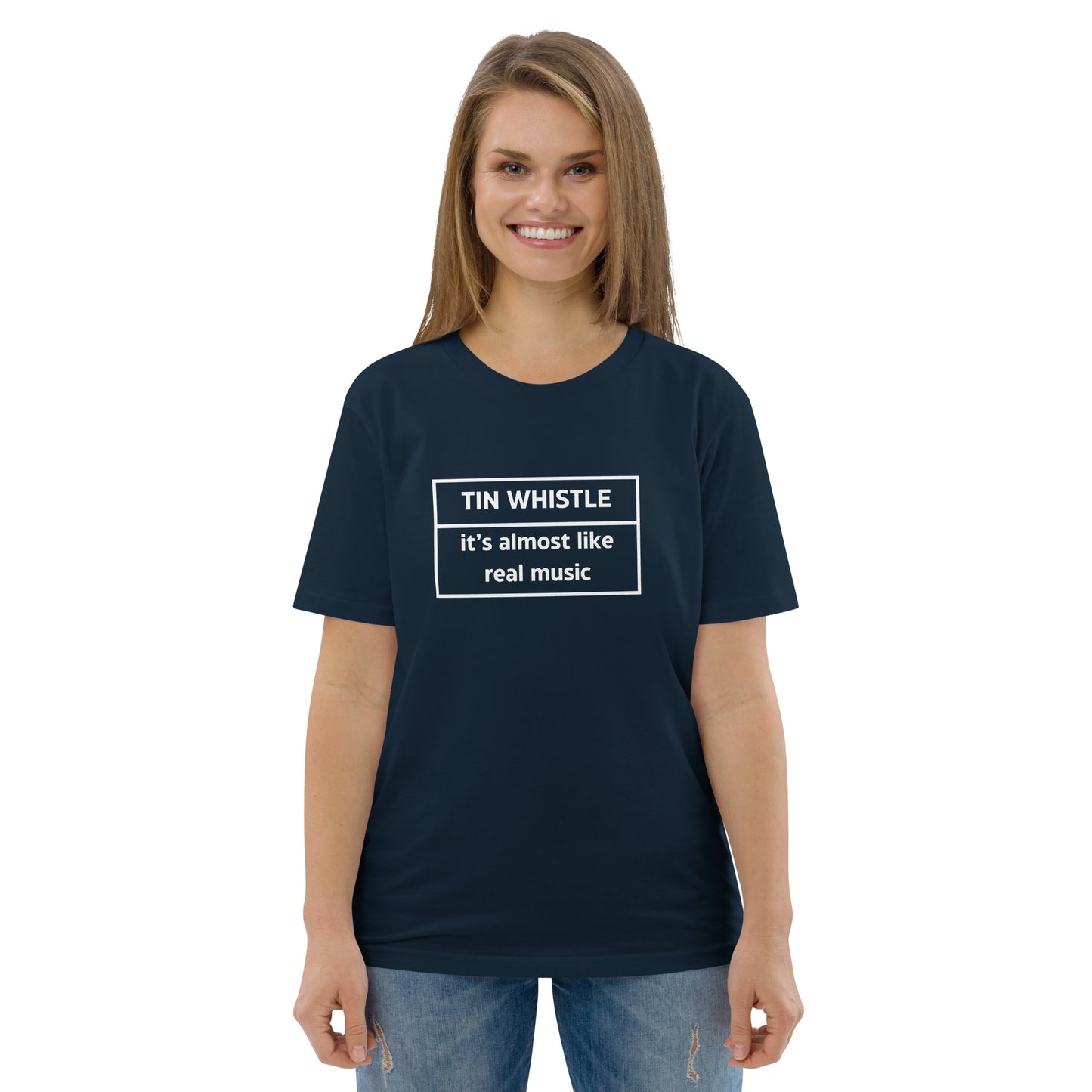 Tin Whistle Unisex Organic Cotton T-shirt Adult