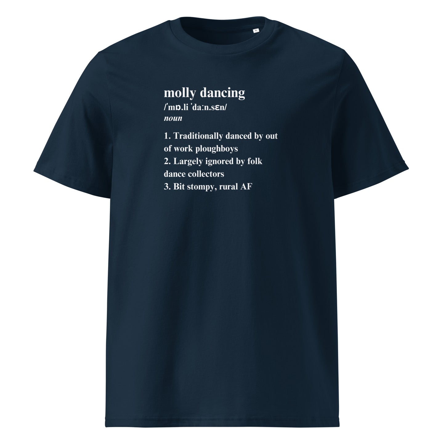 Molly Dancing Definition Unisex Organic Cotton T-shirt Adult