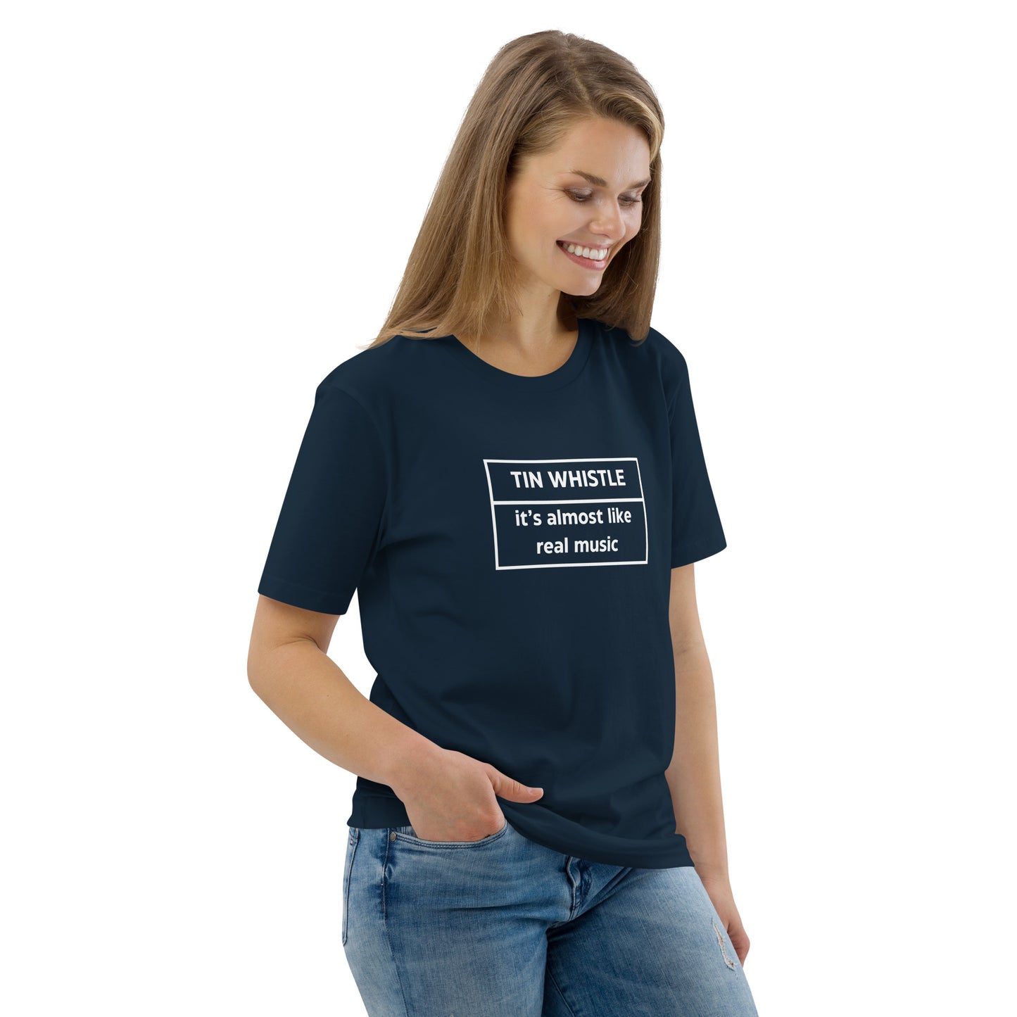 Tin Whistle Unisex Organic Cotton T-shirt Adult