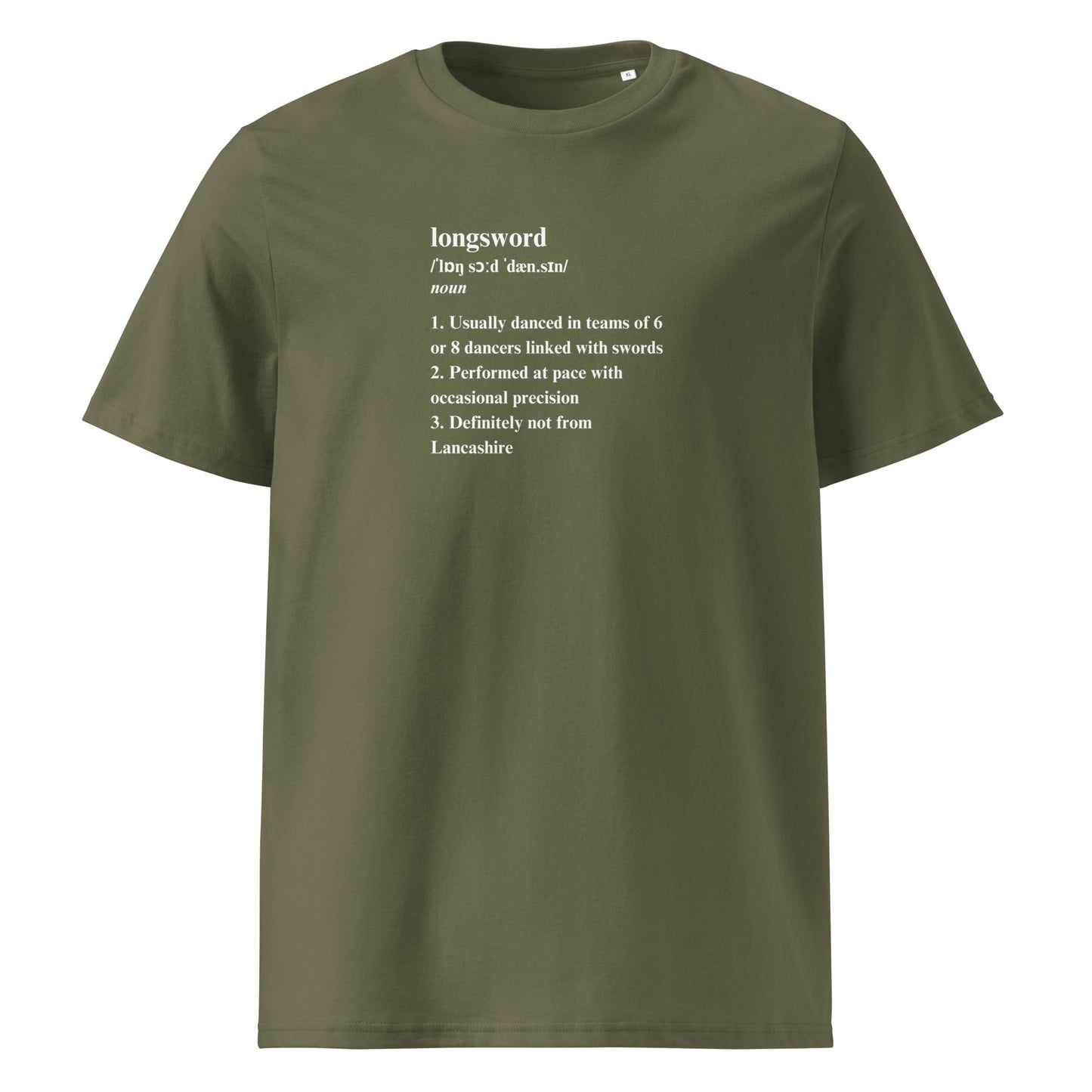 Longsword Definition Unisex Organic Cotton T-shirt Adult