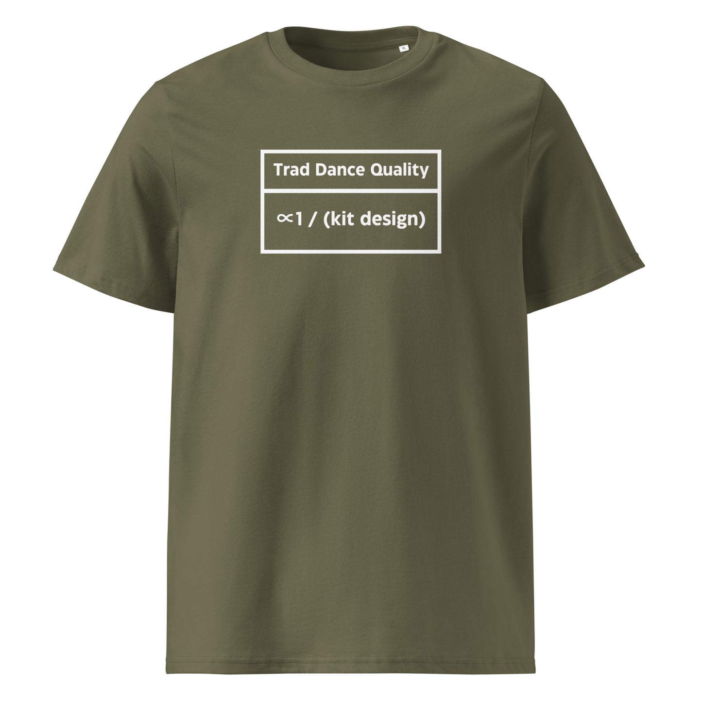 Trad Dance Quality Unisex Organic Cotton T-shirt Adult