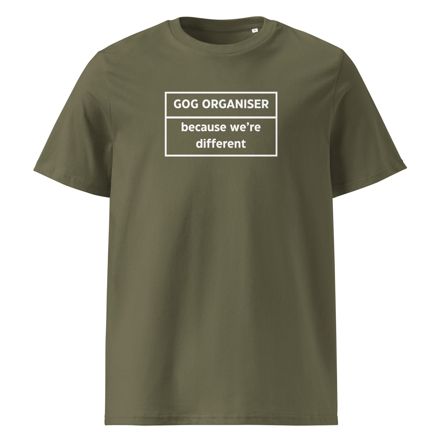 Gog Organiser Unisex Organic Cotton T-shirt Adult