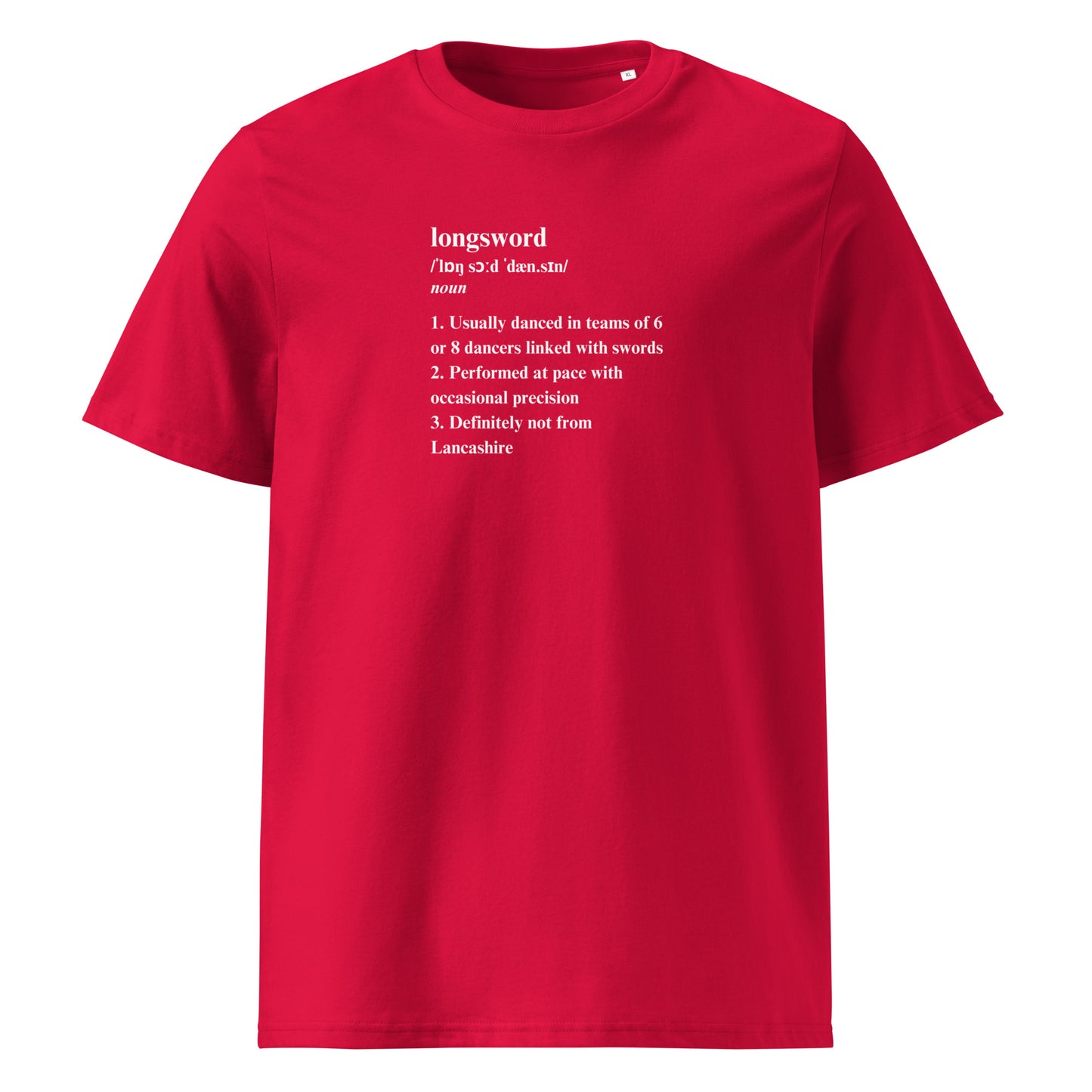 Longsword Definition Unisex Organic Cotton T-shirt Adult