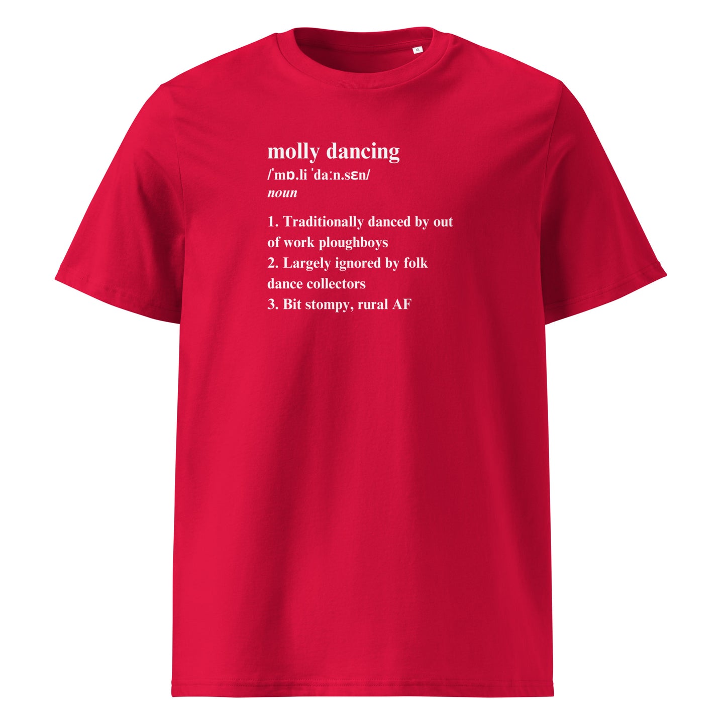 Molly Dancing Definition Unisex Organic Cotton T-shirt Adult