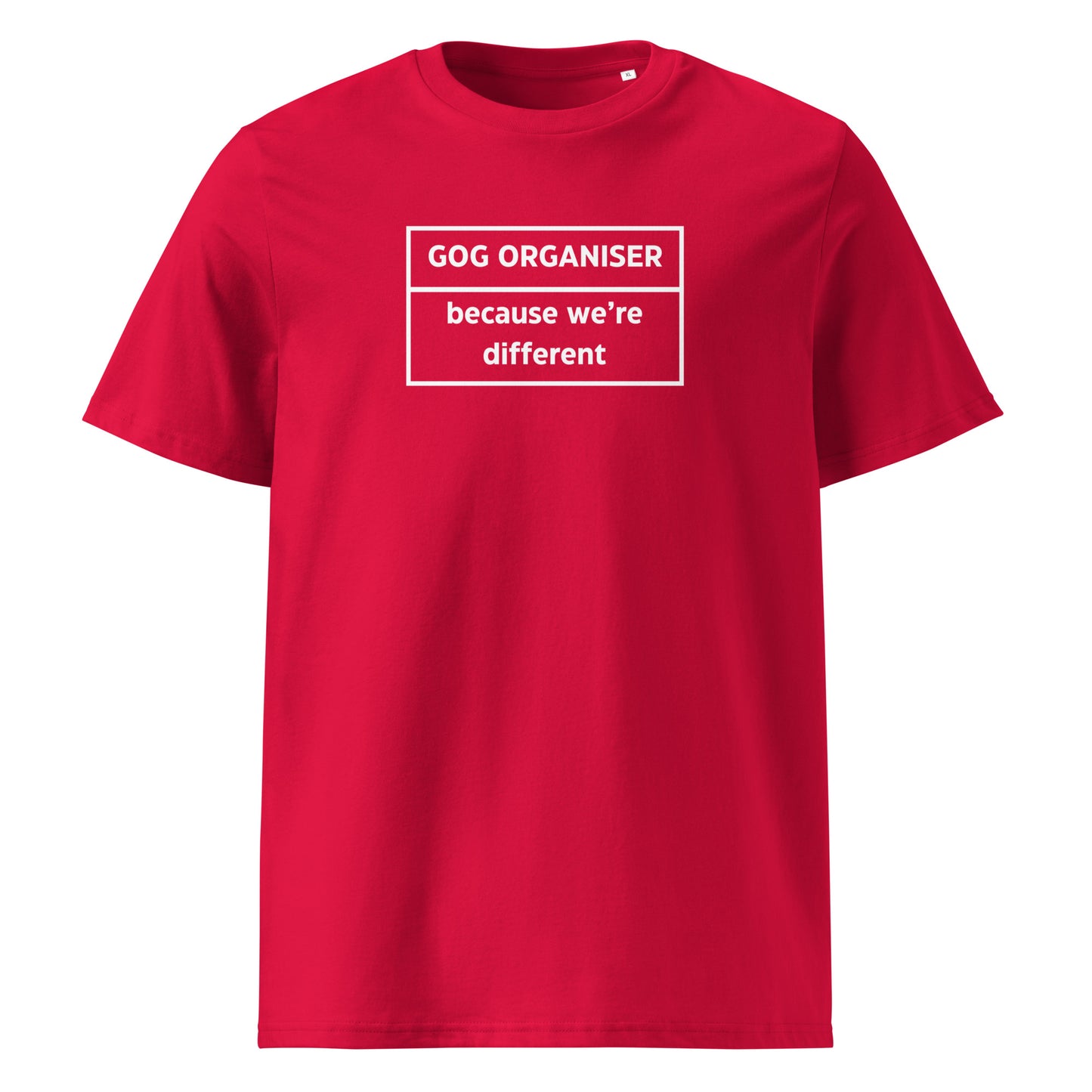 Gog Organiser Unisex Organic Cotton T-shirt Adult