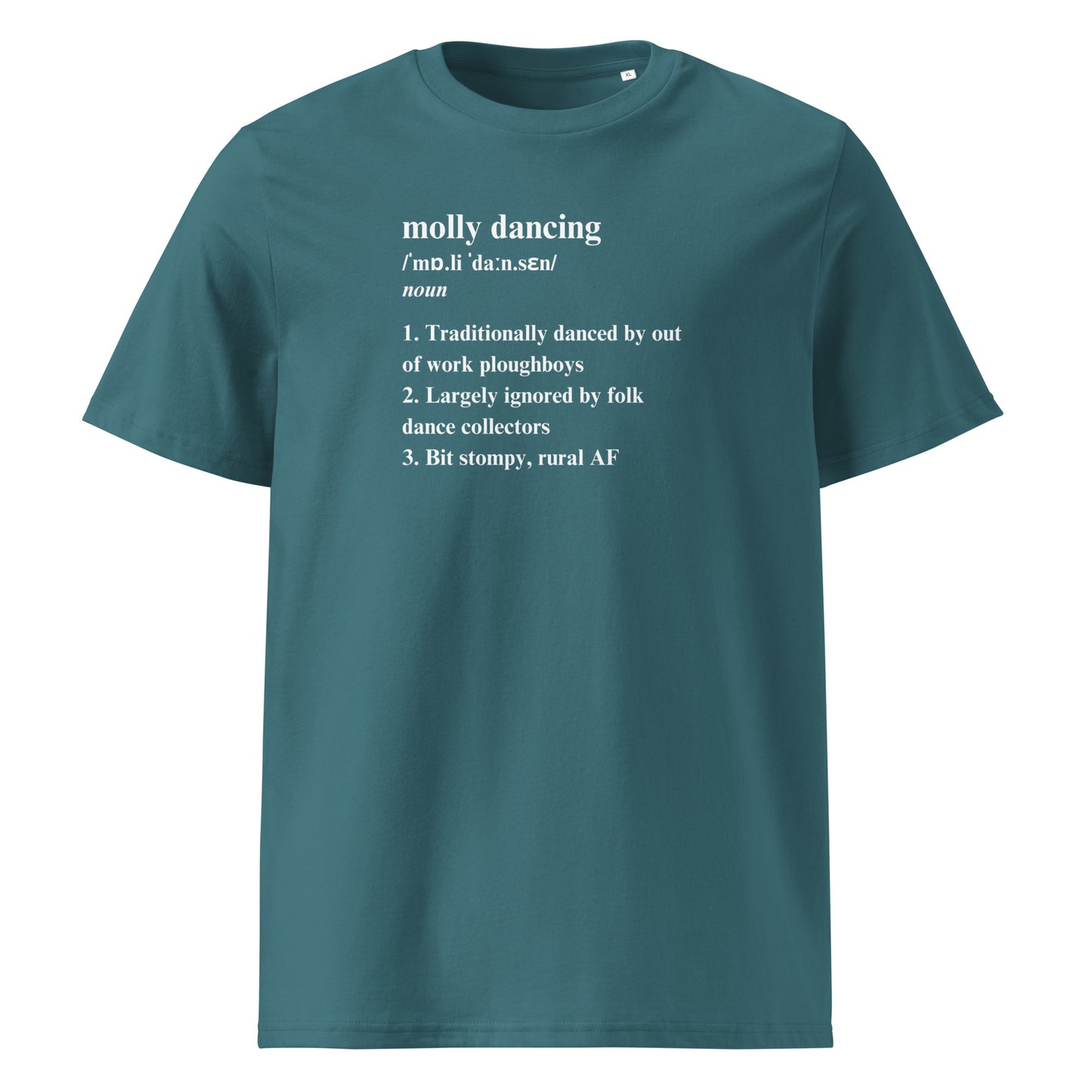 Molly Dancing Definition Unisex Organic Cotton T-shirt Adult
