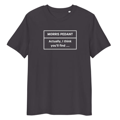 Morris Pedant Unisex Organic Cotton T-shirt Adult