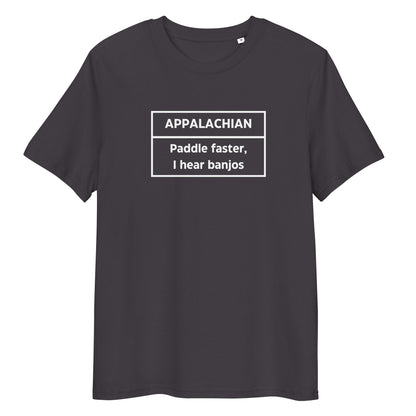Appalachian Banjos Unisex Organic Cotton T-shirt Adult