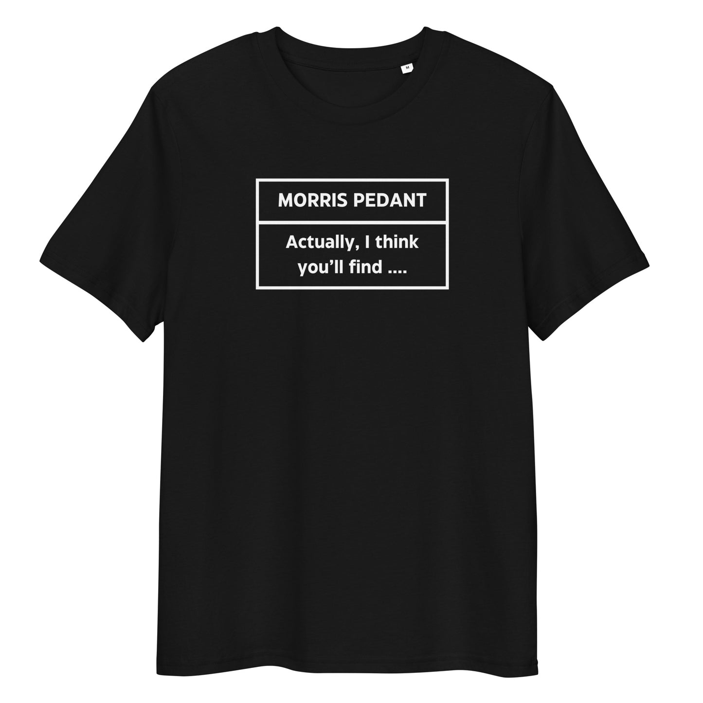 Morris Pedant Unisex Organic Cotton T-shirt Adult