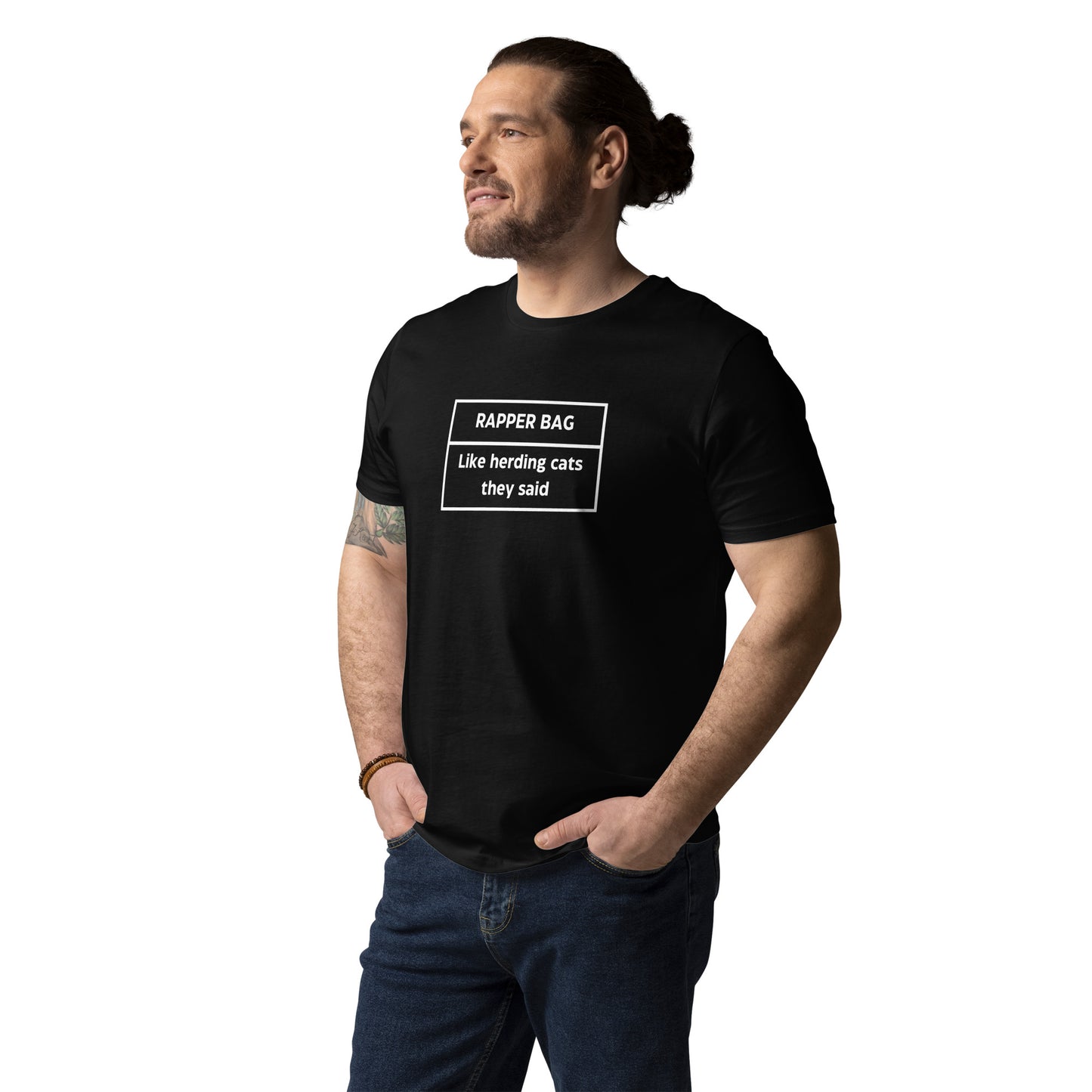 Rapper Bag Unisex Organic Cotton T-shirt Adult
