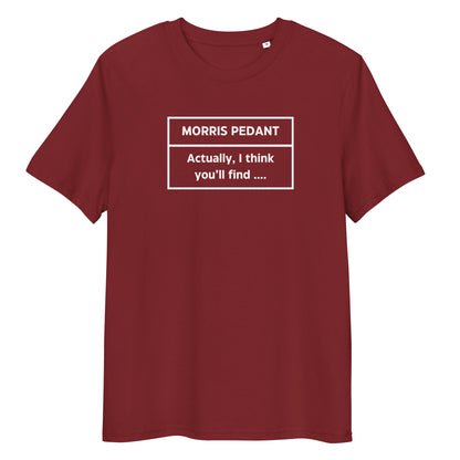 Morris Pedant Unisex Organic Cotton T-shirt Adult