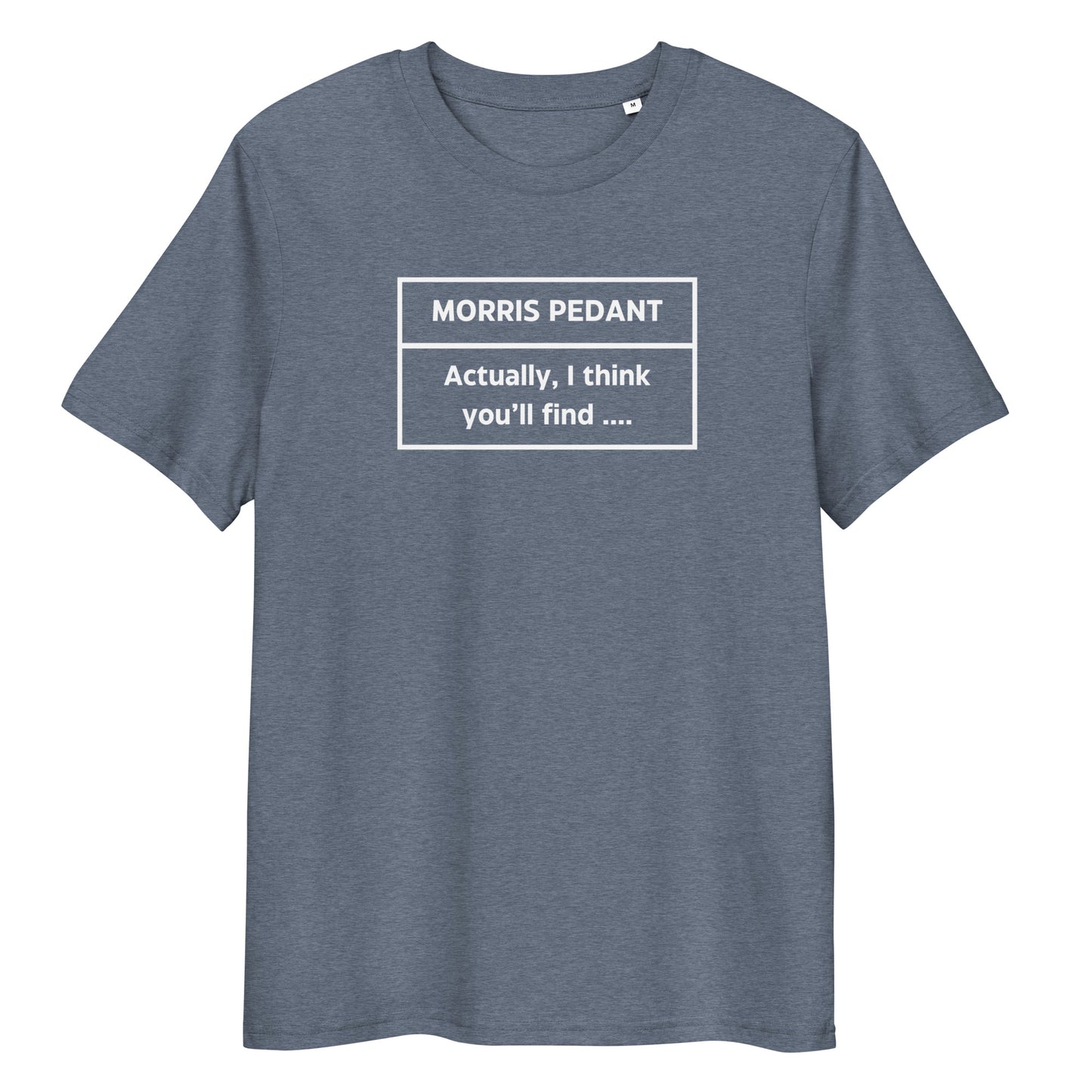 Morris Pedant Unisex Organic Cotton T-shirt Adult