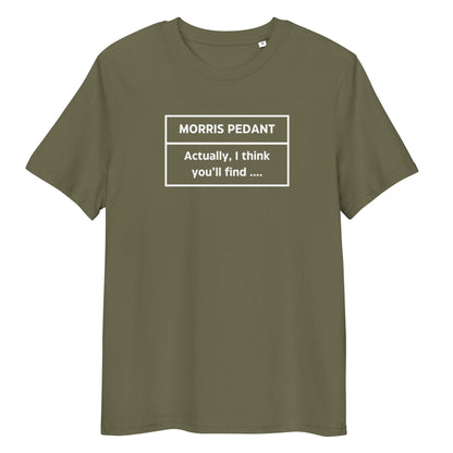 Morris Pedant Unisex Organic Cotton T-shirt Adult