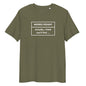 Morris Pedant Unisex Organic Cotton T-shirt Adult