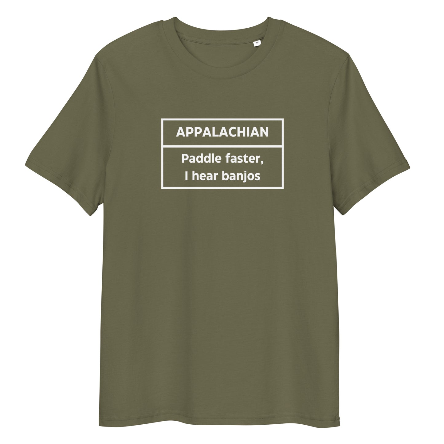 Appalachian Banjos Unisex Organic Cotton T-shirt Adult