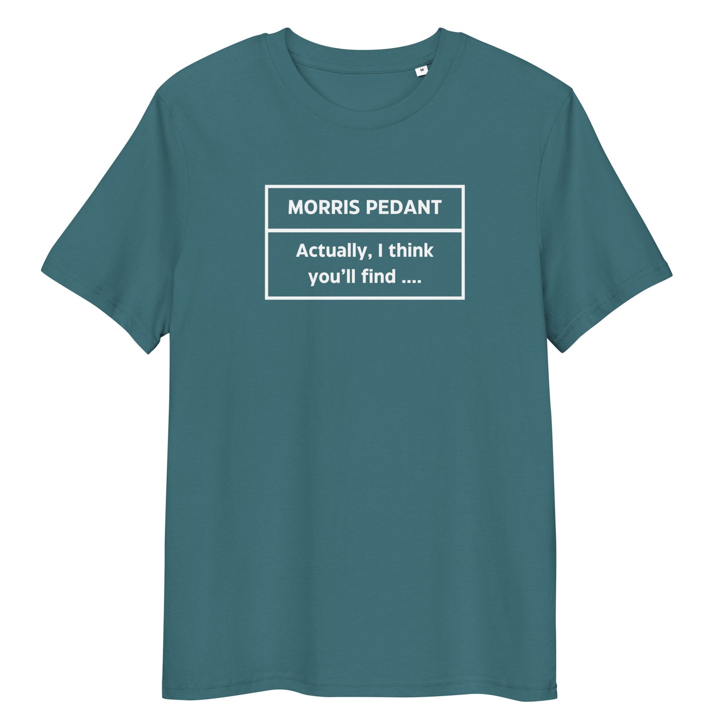 Morris Pedant Unisex Organic Cotton T-shirt Adult