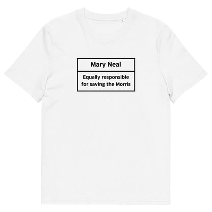 Mary Neal White Unisex Organic Cotton T-shirt Adult
