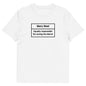 Mary Neal White Unisex Organic Cotton T-shirt Adult