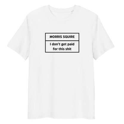 Morris Squire Unisex Organic Cotton T-shirt White Adult