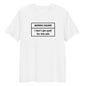 Morris Squire Unisex Organic Cotton T-shirt White Adult