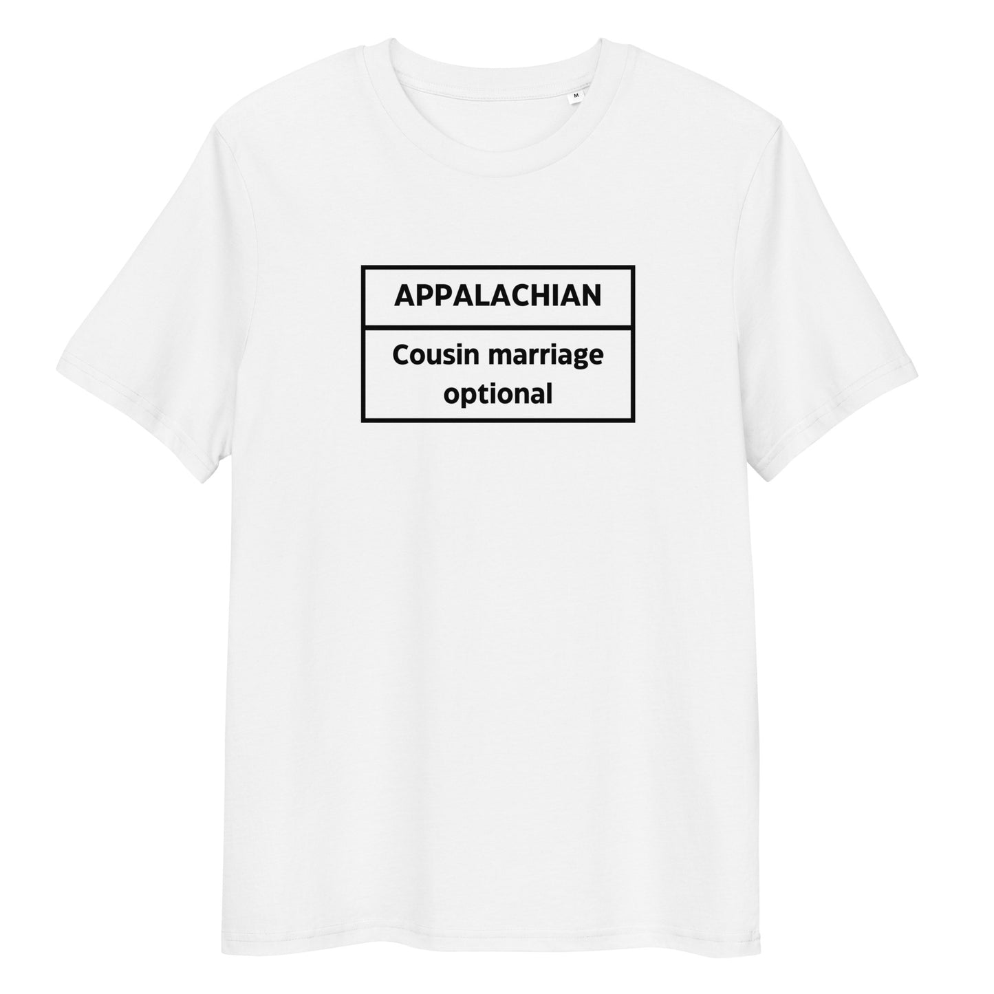 Appalachian Cousin Unisex Organic Cotton T-shirt Adult White