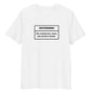 Hoydenish Unisex Organic Cotton T-shirt Adult White