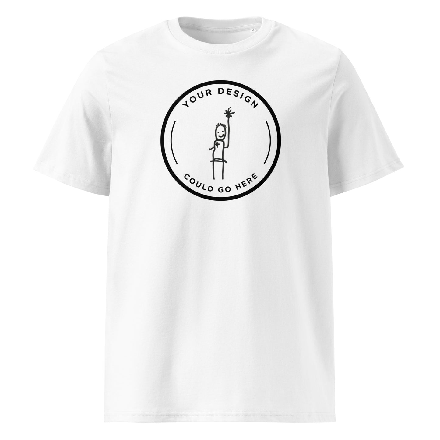 Your Design Morris Offspring Unisex Organic Cotton T-shirt Adult White
