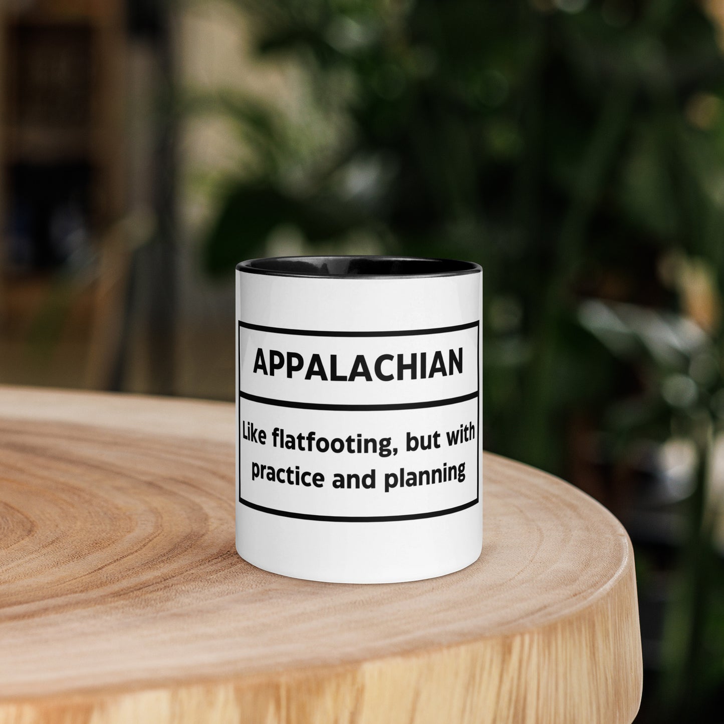 Appalachian Practice Mug with Colour Inside
